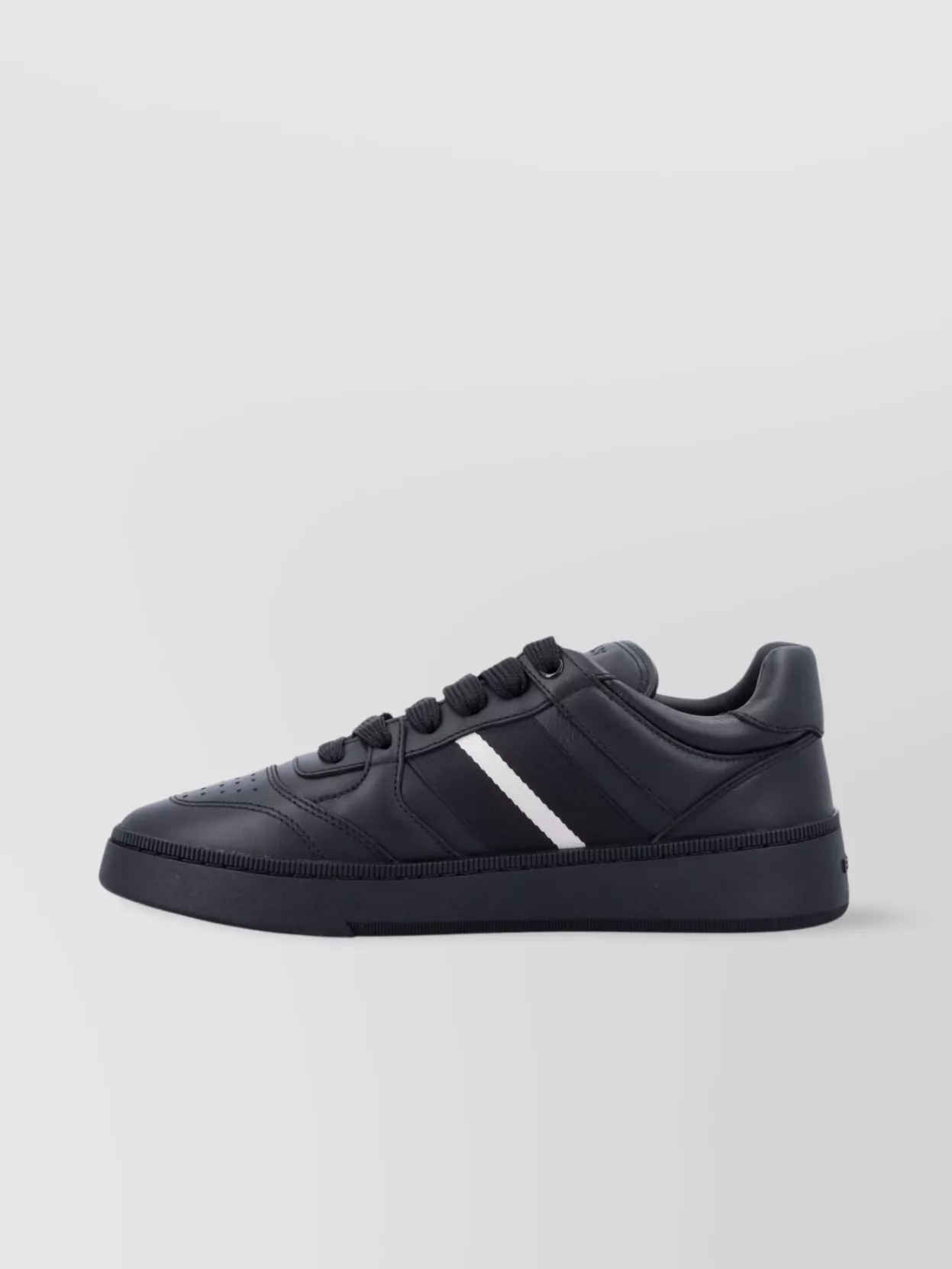 Bally Rebby Sneakers With Rubber Sole And Perforated Toe