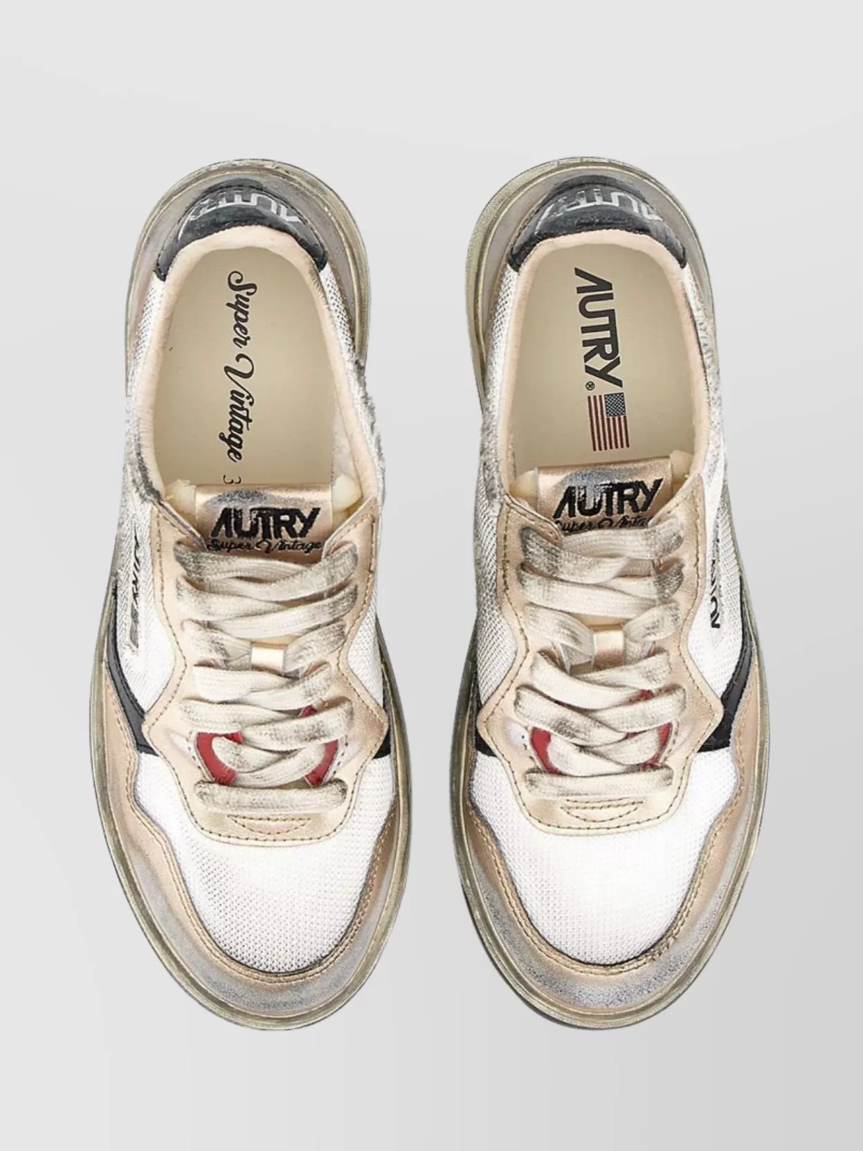 Autry Handcrafted Low-Top Sneakers Ankle Padded