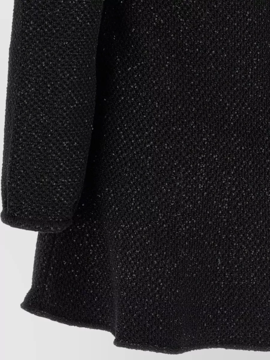 Self-Portrait Sequin Knit Cutout Mini Dress