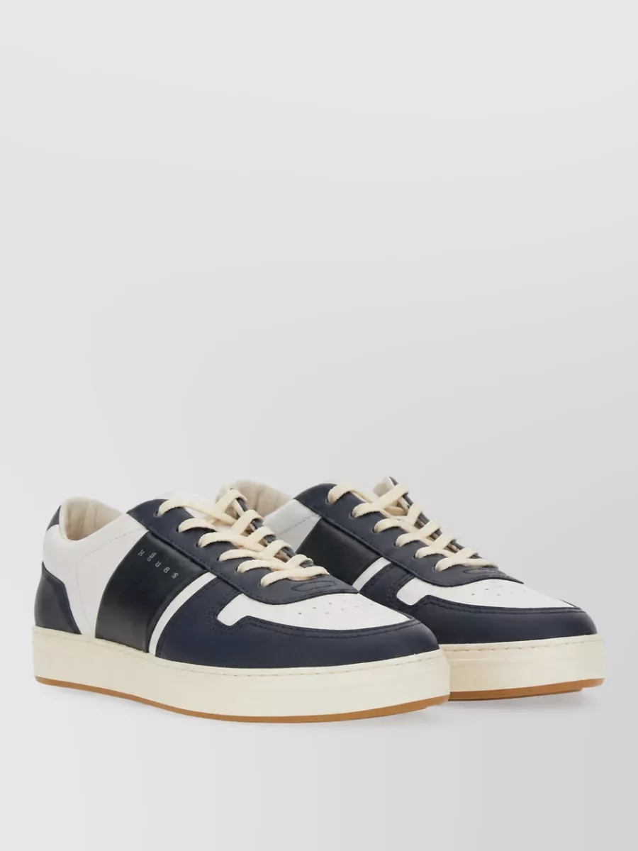 Hogan Leather Lace-Up Sneakers
