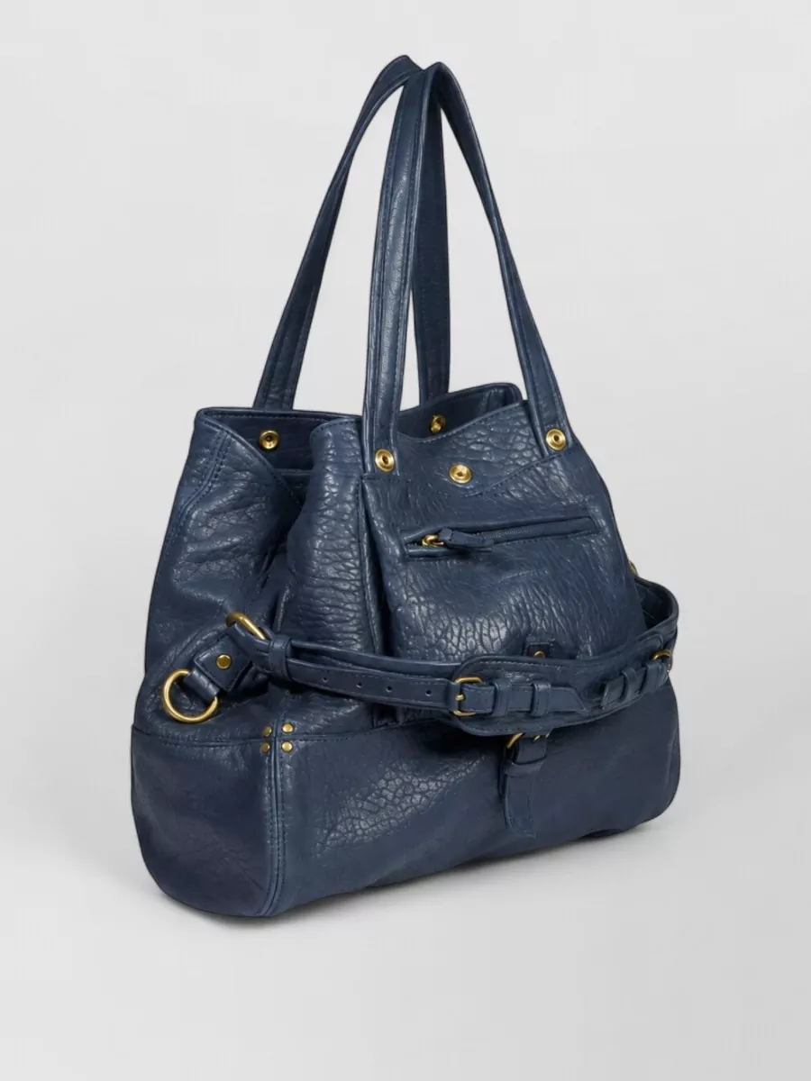 Jérôme Dreyfuss Lambskin Leather Tote Bag