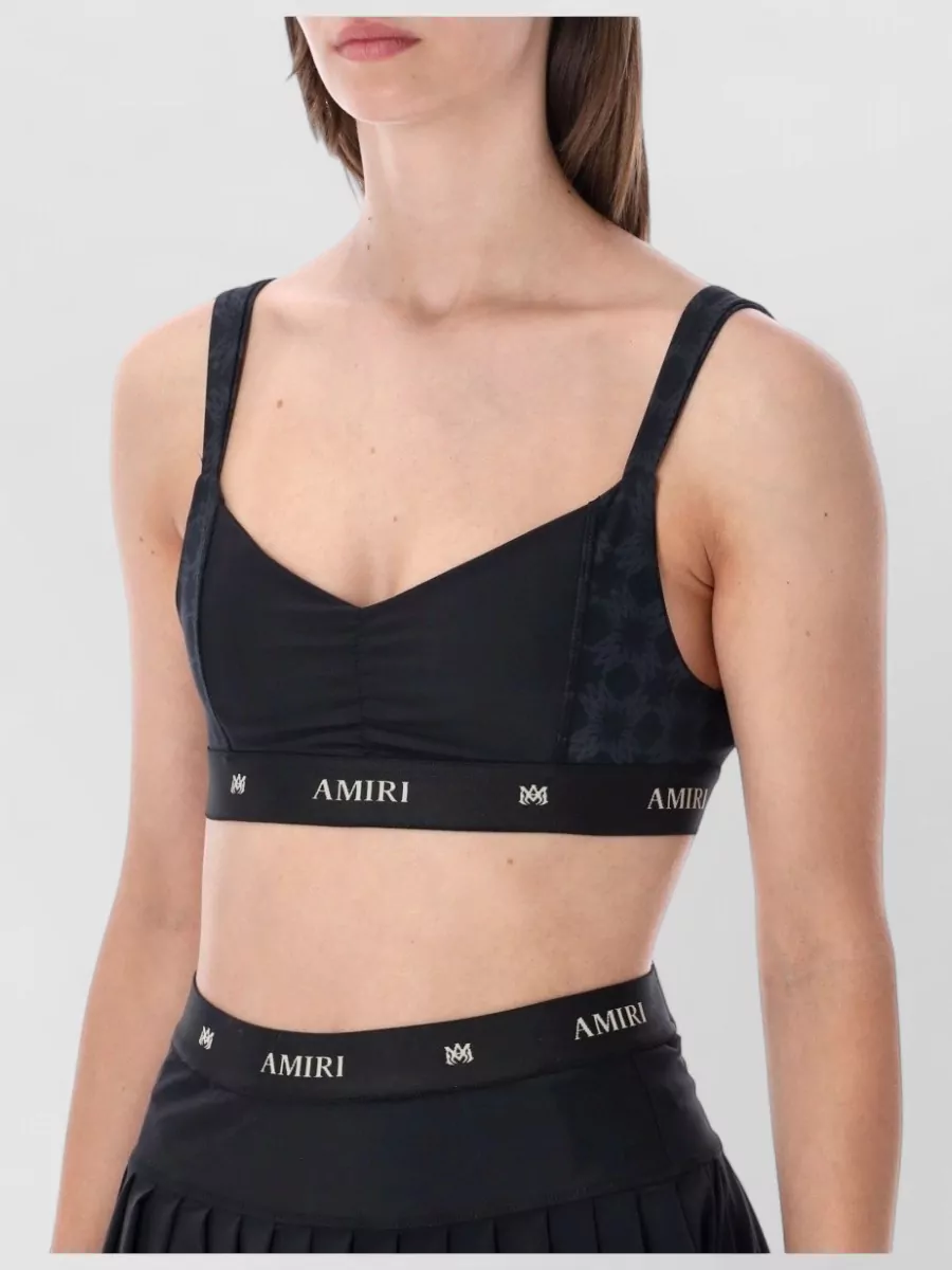 Amiri Logo-Trim Sports Bra