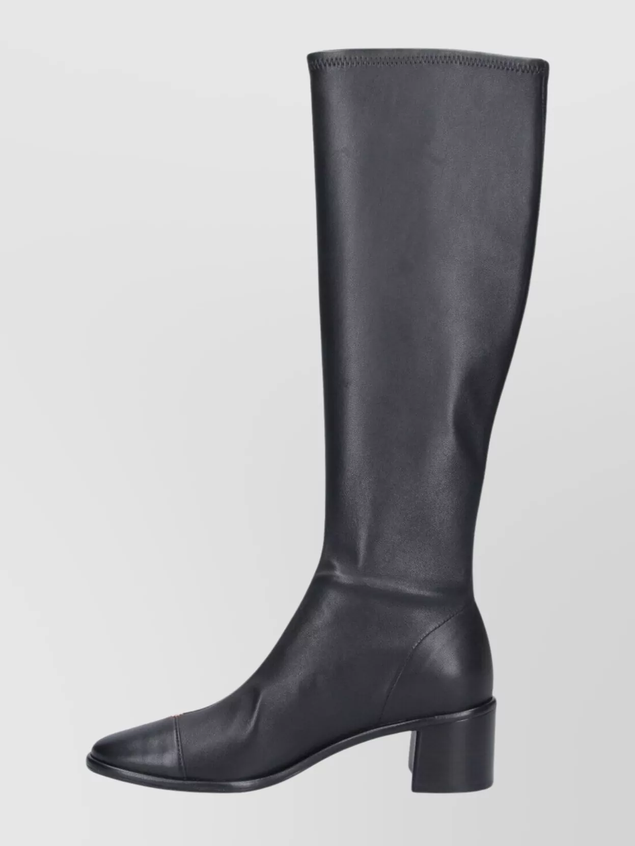 Tory Burch Stylish Round Toe Knee Length Block Heel Boots In Blue