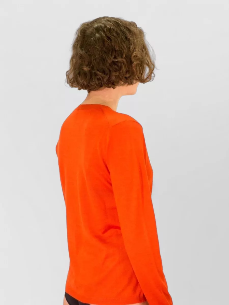 La Rose Cashmere Silk V-Neck Cardigan