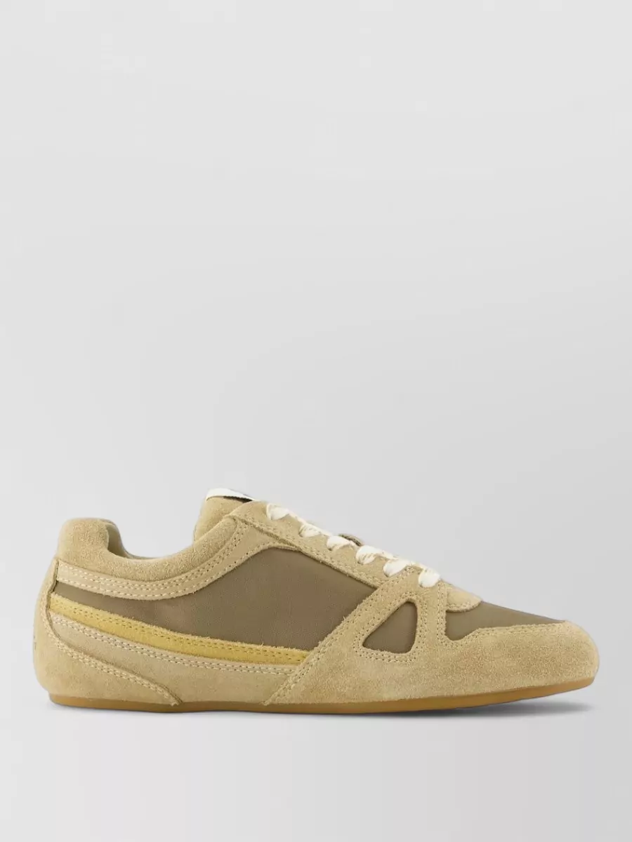 Isabel Marant calfskin leather lace-up sneakers