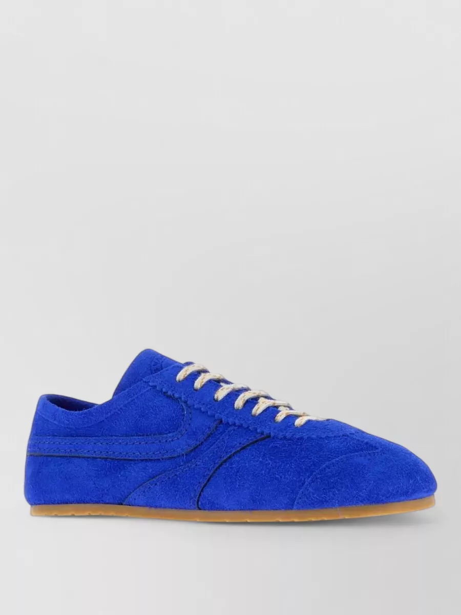 Dries Van Noten suede lace-up sneakers