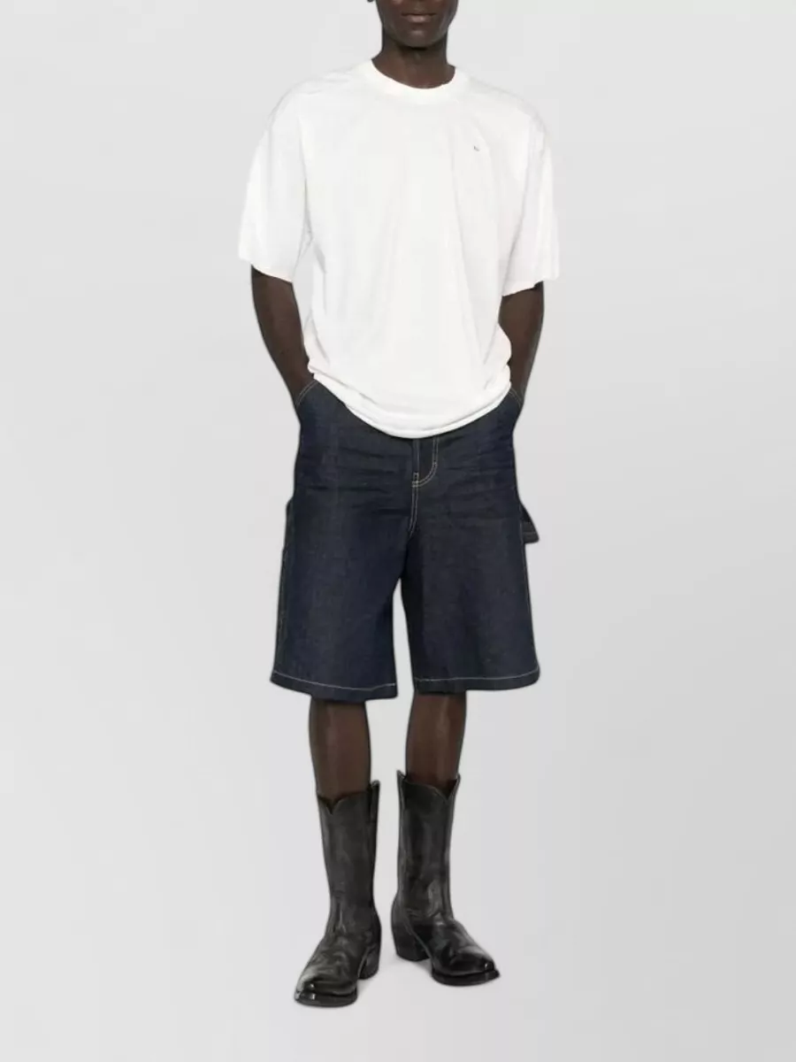 Diesel Cotton Logo-Embroidered T-Shirt