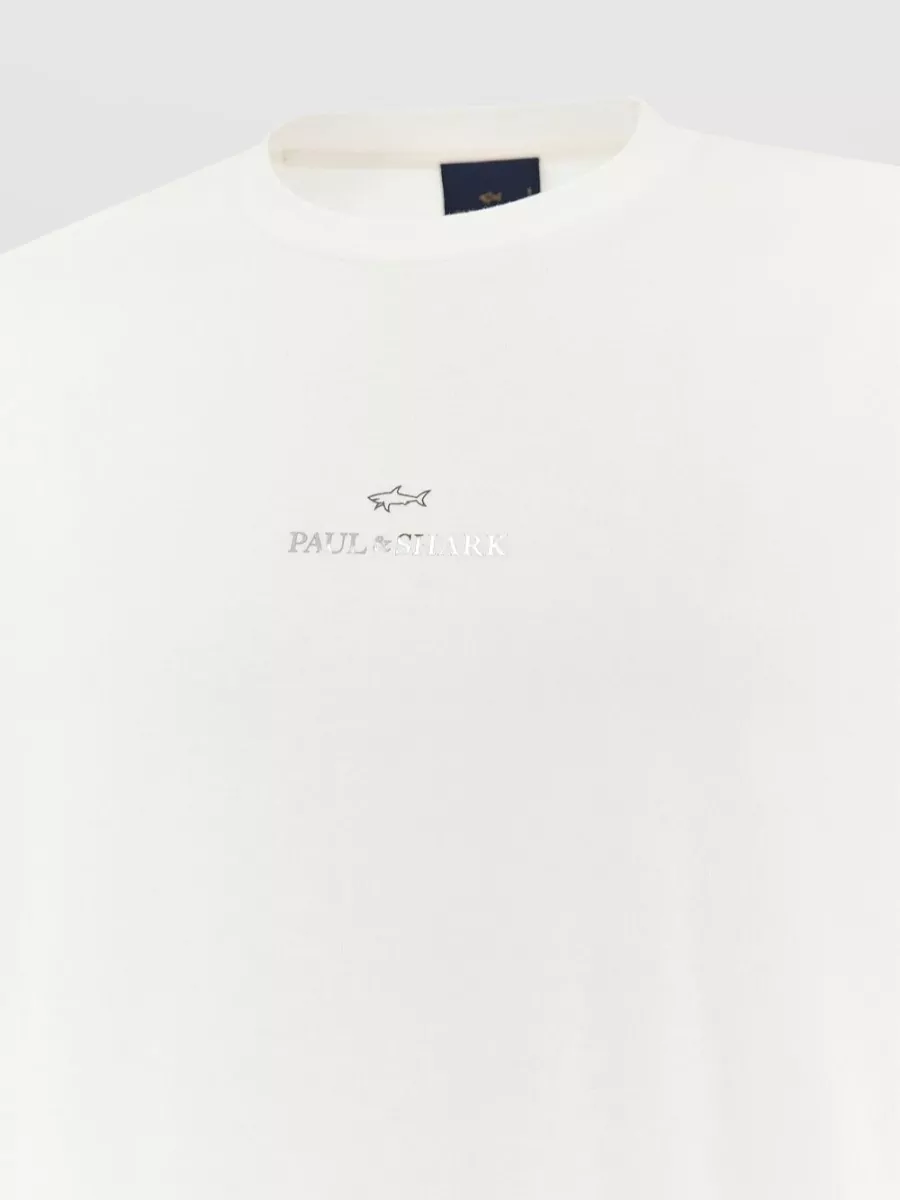 Paul & Shark Logo-Print Cotton T-Shirt