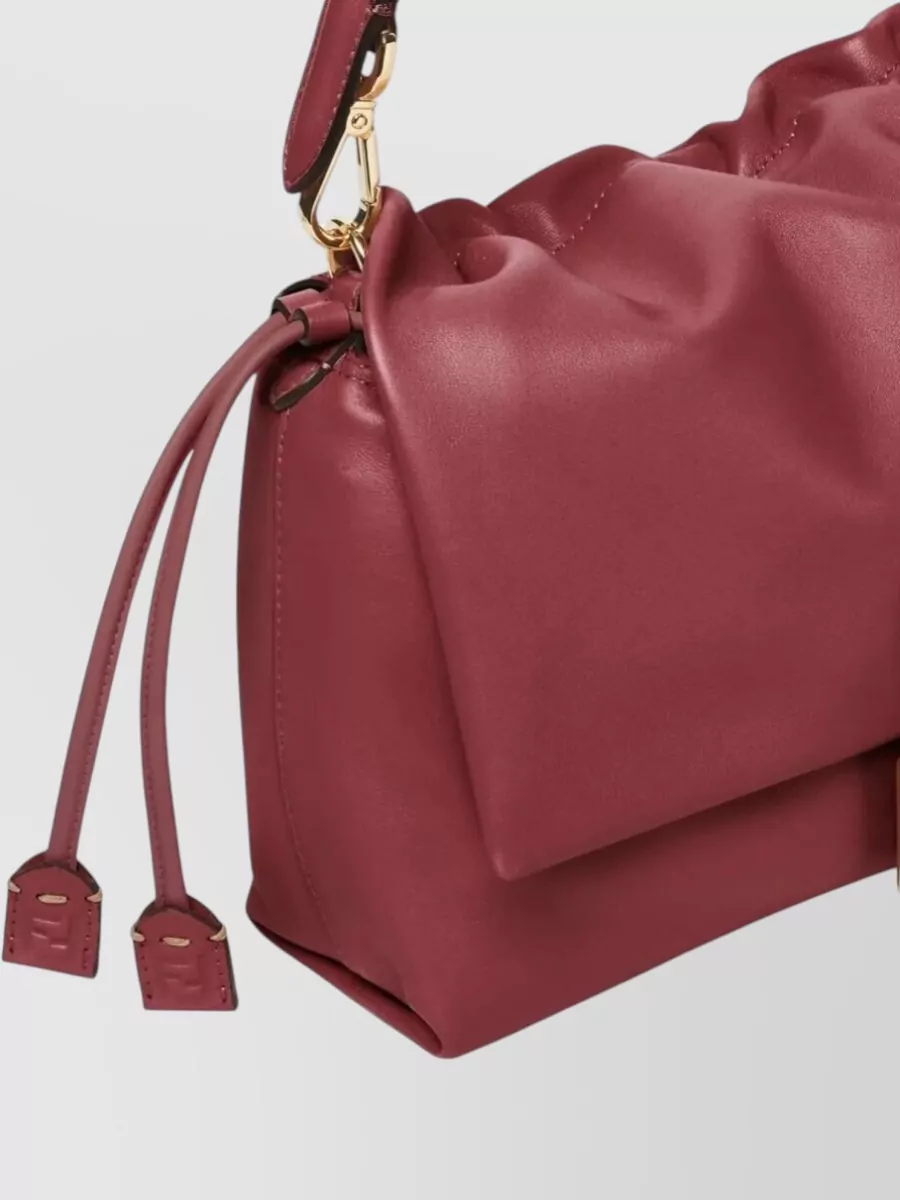 Fendi Medium Nappa Leather Shoulder Bag