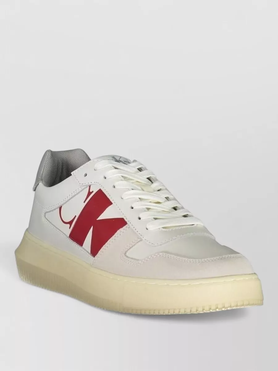 Calvin Klein leather low-top sneakers