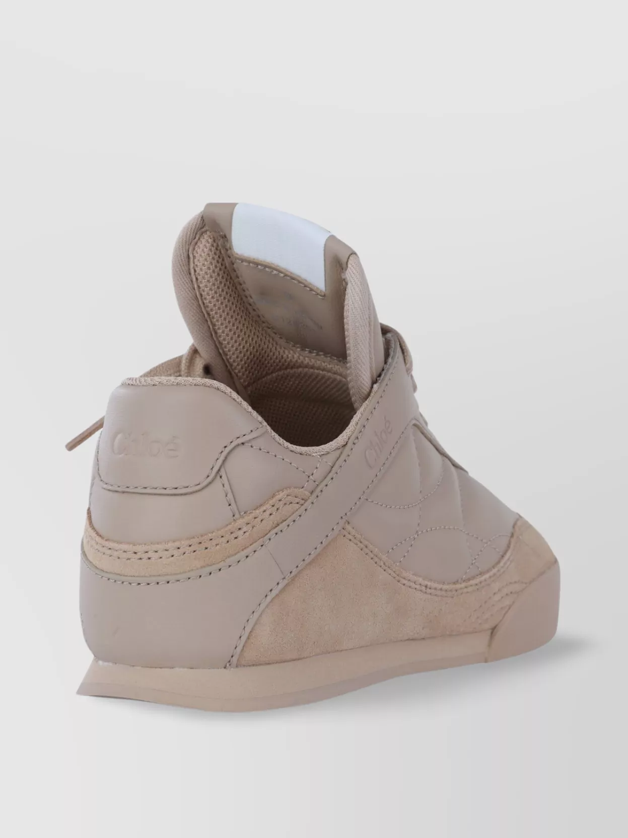 Chloé Low Top Sneakers Suede Accents