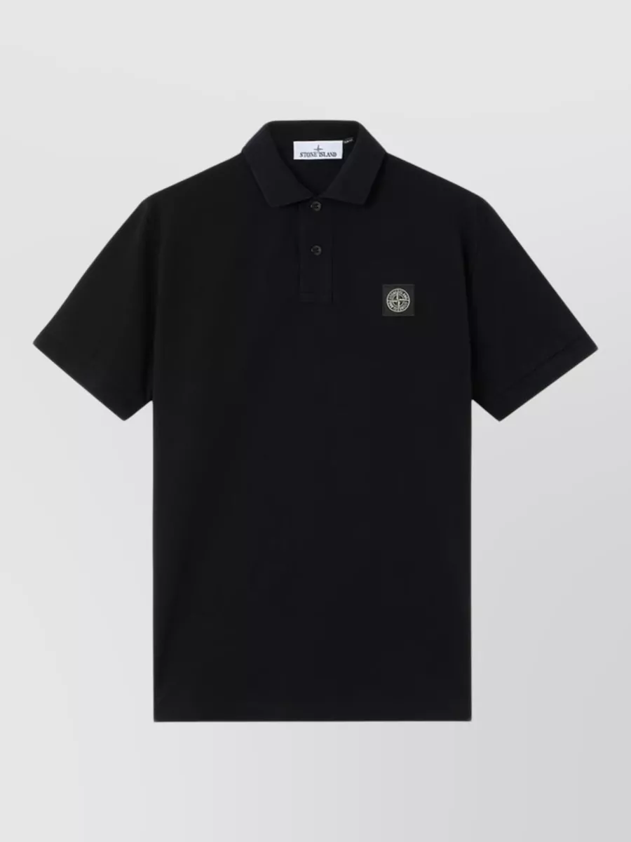Stone Island slim-fit cotton polo shirt