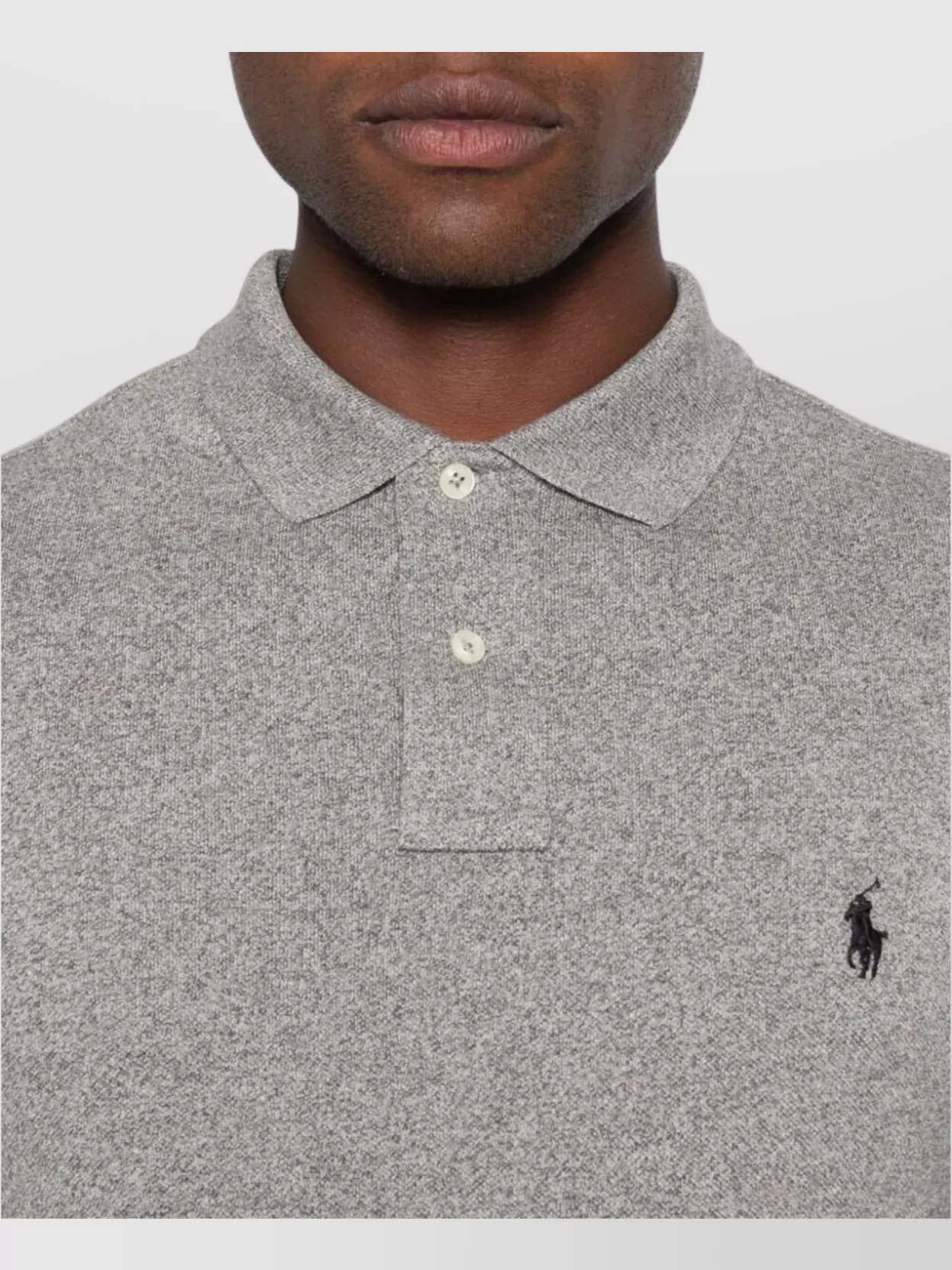 Polo Ralph Lauren Ralph Lauren Long Sleeve Polo T Shirt Grey In Gray