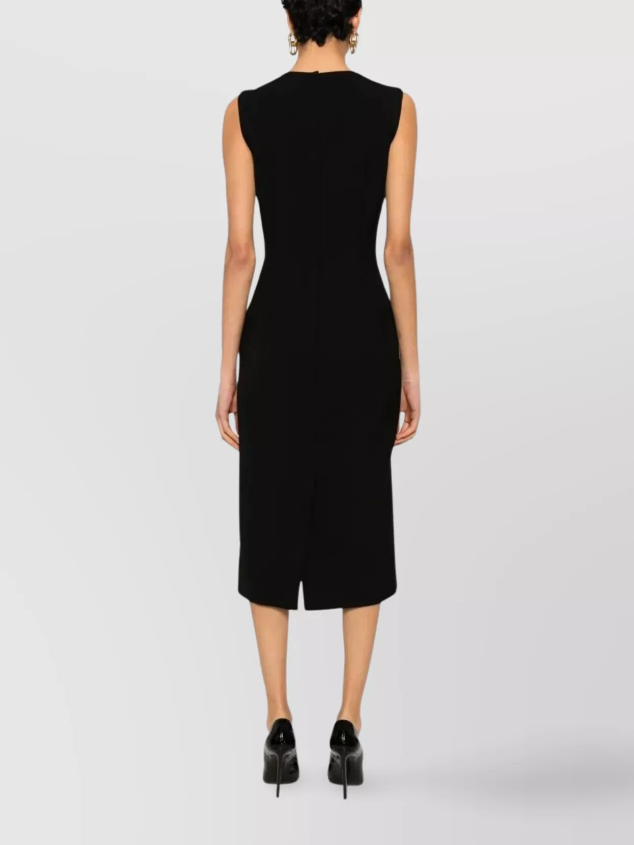 Dolce&Gabbana Sheath Midi Dress Sleeveless