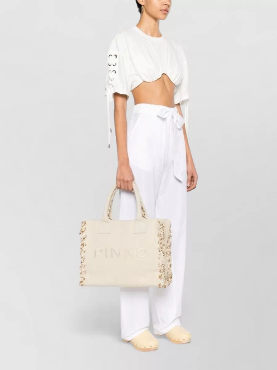 Pinko Aika Silk Tote Bag