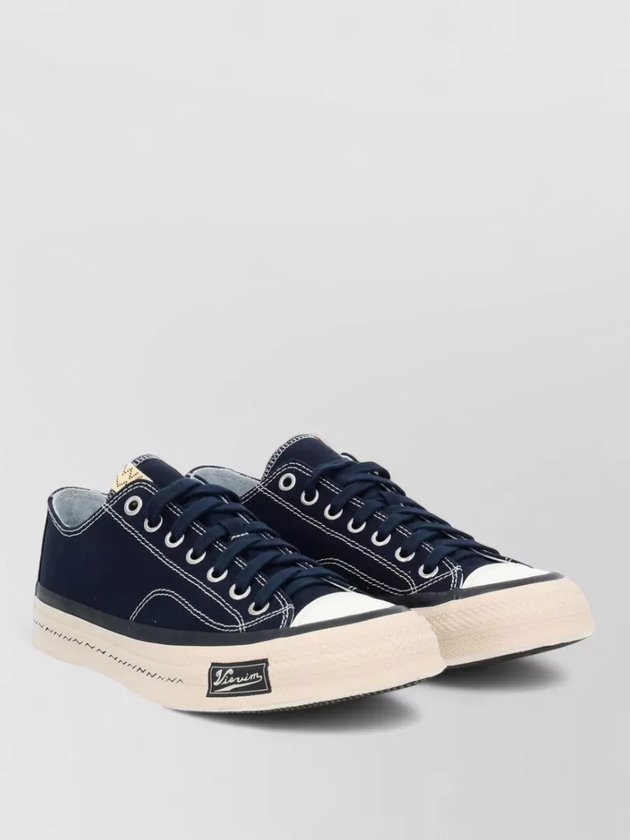 Visvim Sneakers Contrast Stitching Metal Eyelets Rubber Sole