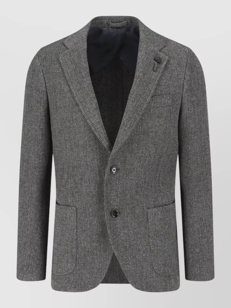 Lardini wool suit jacket