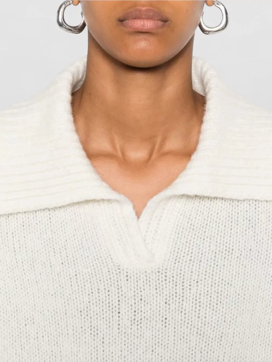 Lisa Yang Cashmere Short-Sleeve Turtleneck Sweater