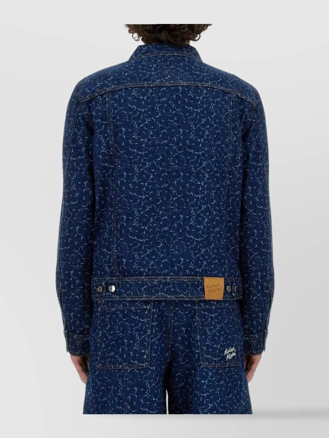 Maison Kitsuné Denim Jacket Chest Pocket Detail