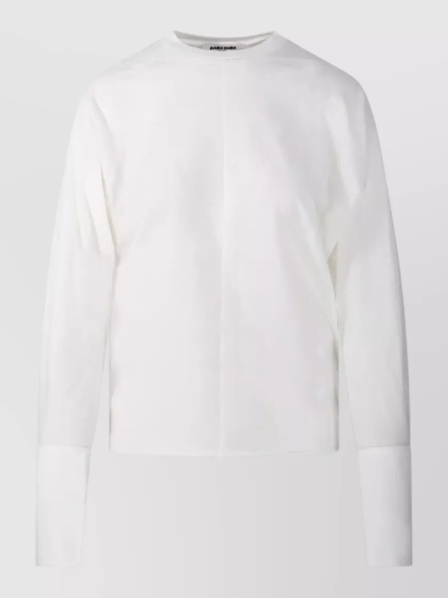 Darkpark Cotton Paris Long-Sleeve Crewneck Shirt