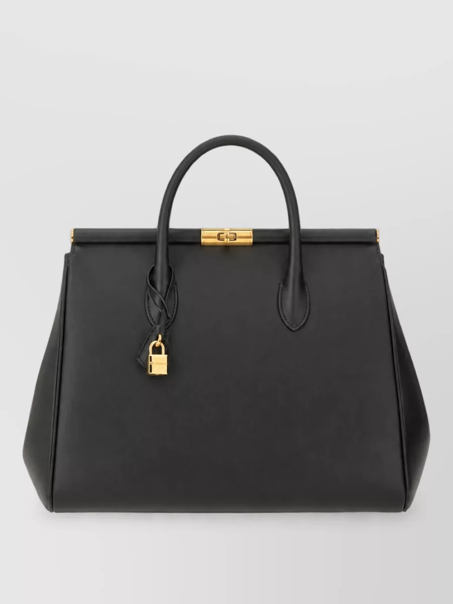 Dolce&Gabbana Sicily Calf Leather Shoulder Bag