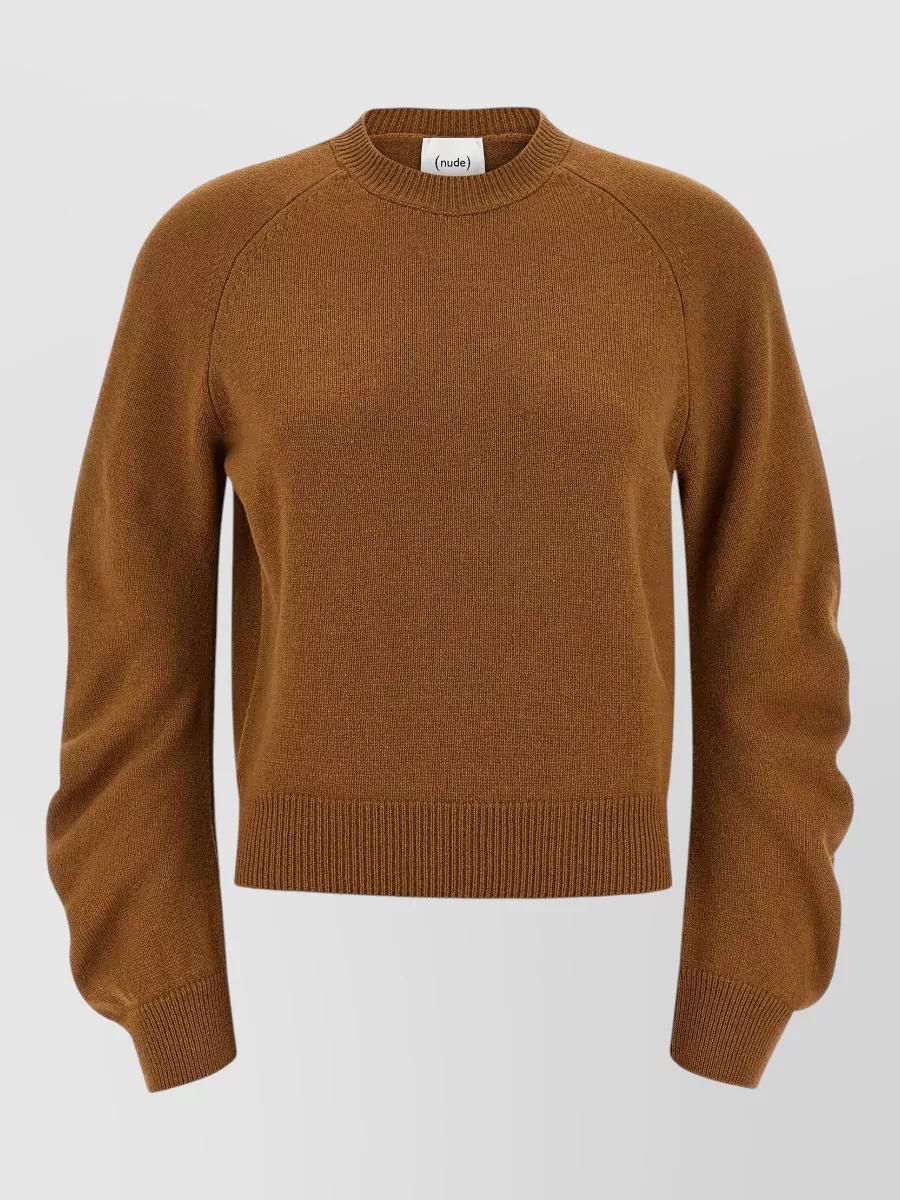 Nude Virgin wool crewneck jumper
