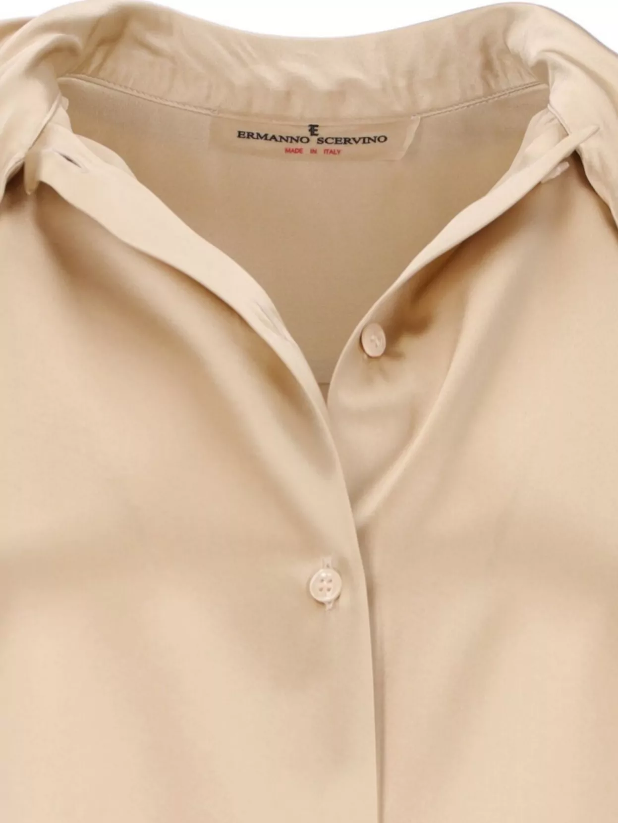Ermanno Scervino Bow Detail Long Sleeves Pleated Back Top