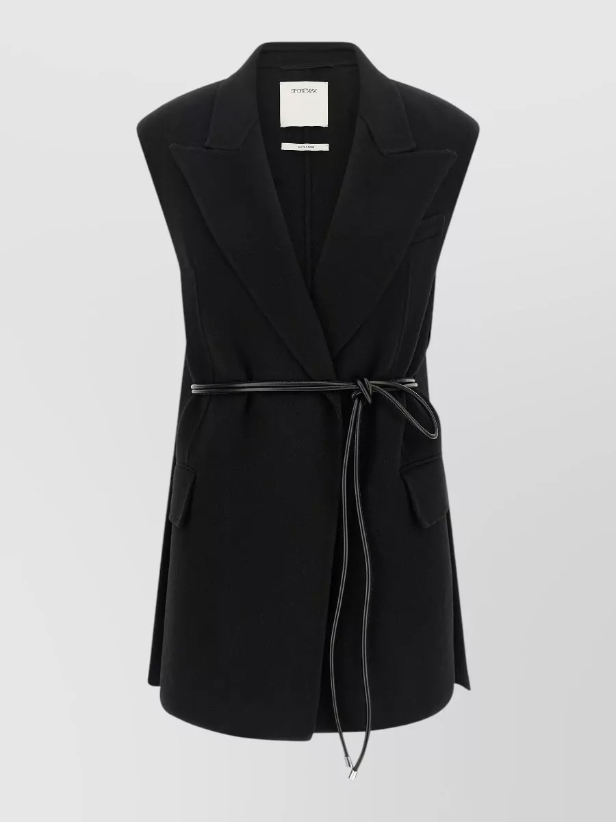 Sportmax wool single breasted coat