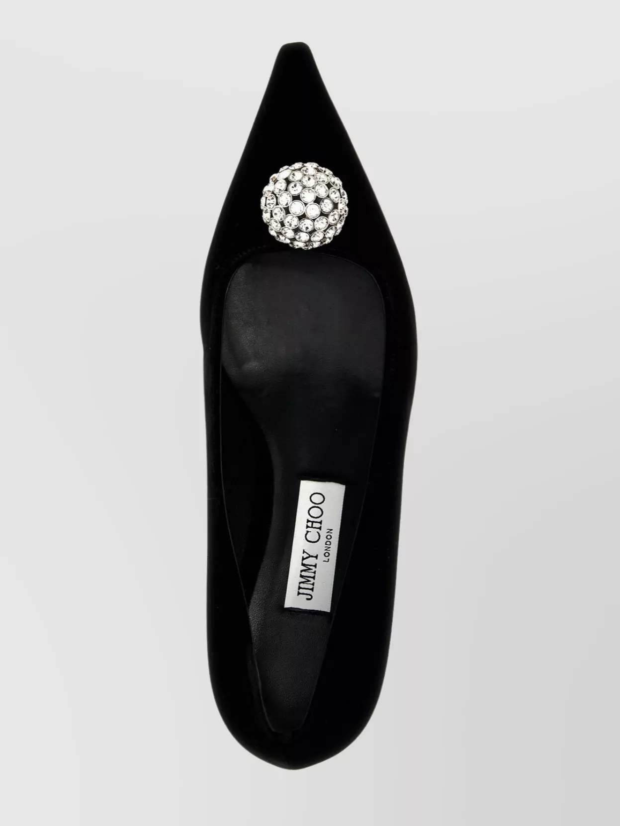 Jimmy Choo Orb 50 Crystal-embellished Velvet Pumps