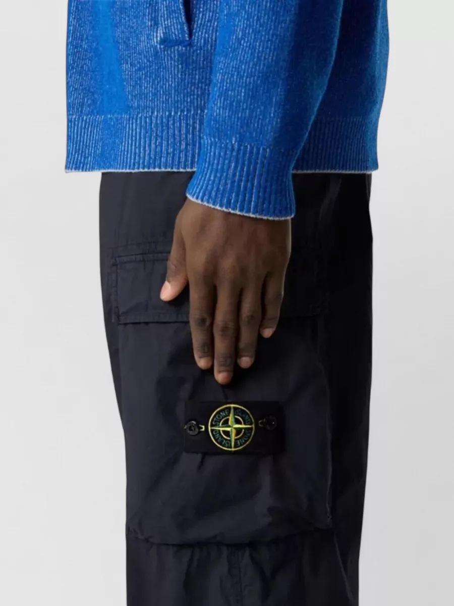 Stone Island Cotton Slim-Fit Trousers
