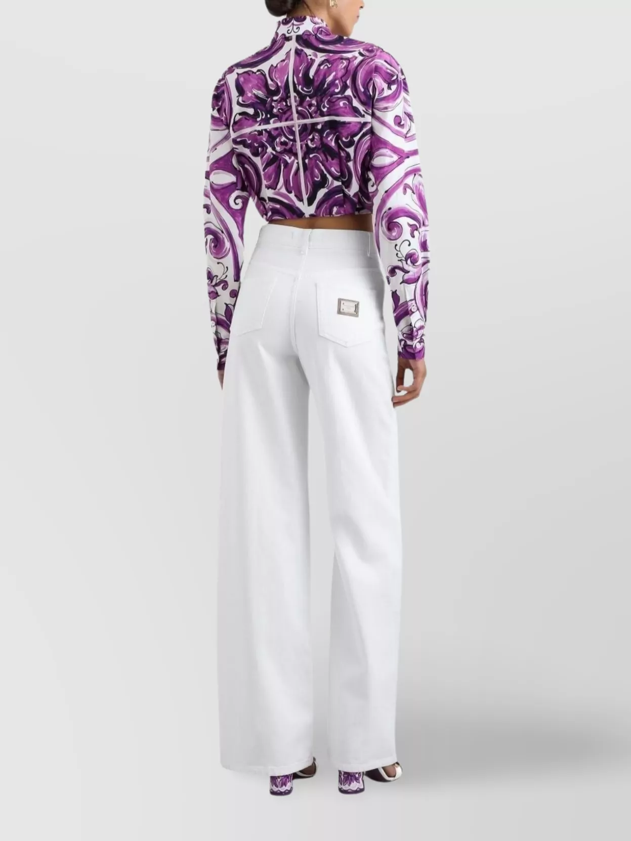 Dolce&Gabbana Majolica Print Poplin Shirt