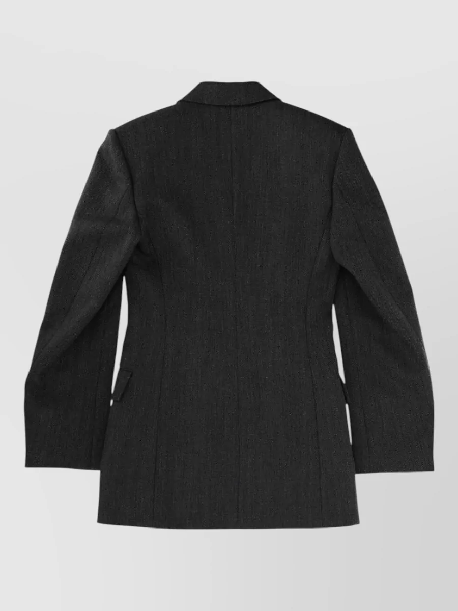 Alexander Wang Wool Fitted Blazer Dress