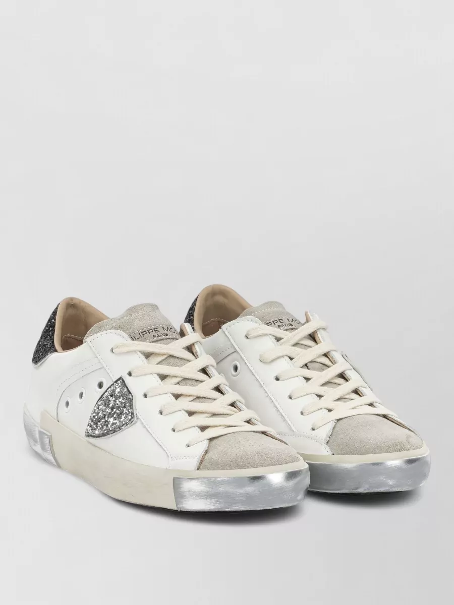 Philippe Model leather low-top sneakers