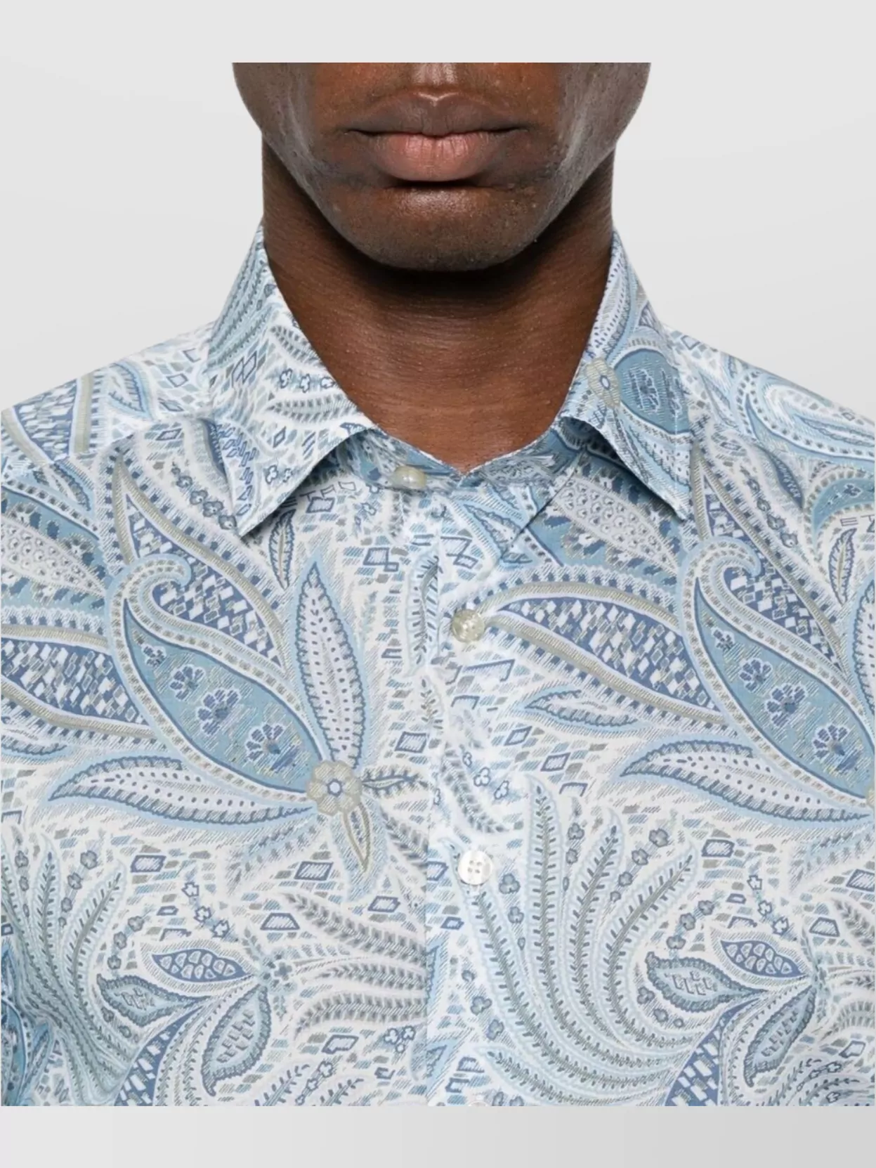Etro Paisley Pattern Button-Down Collar Shirt