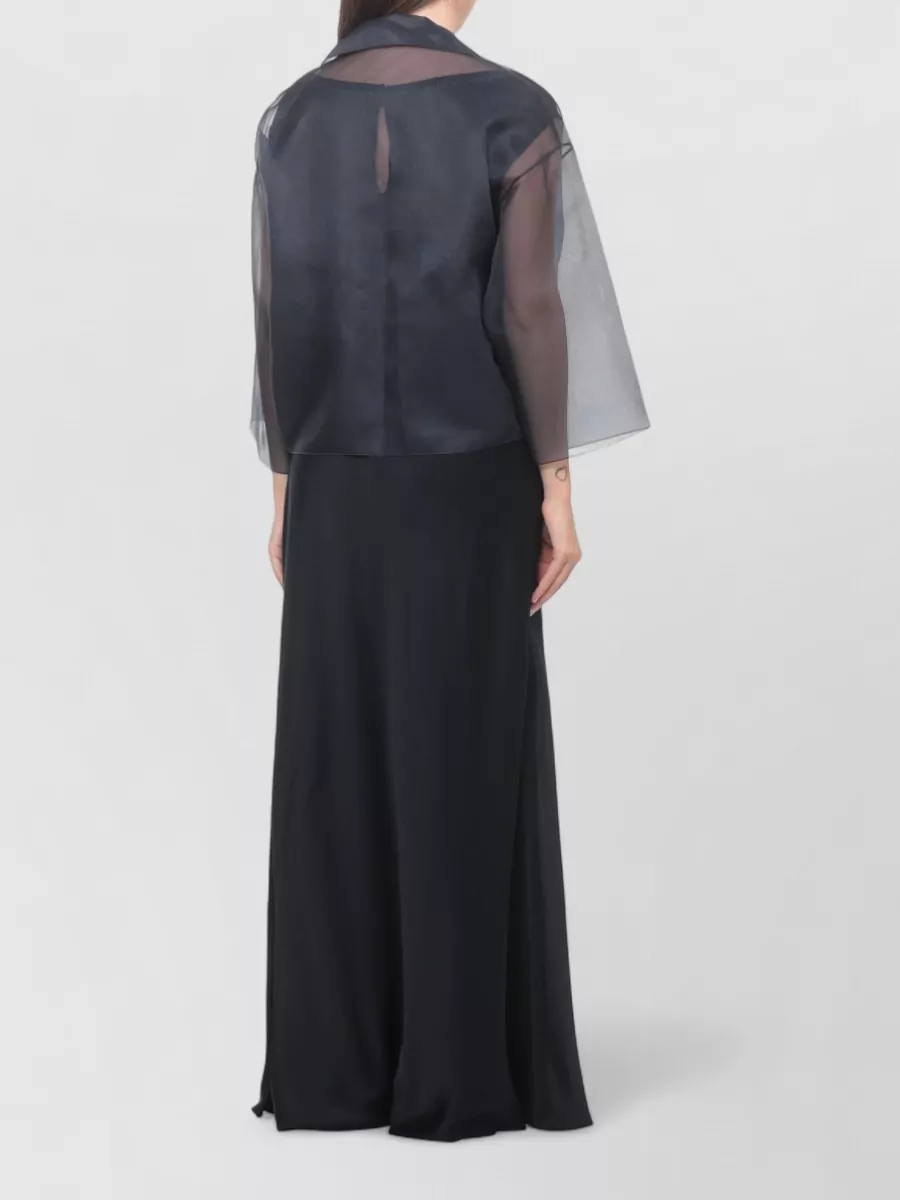 Antonelli Firenze Silk Long-Sleeve Blazer