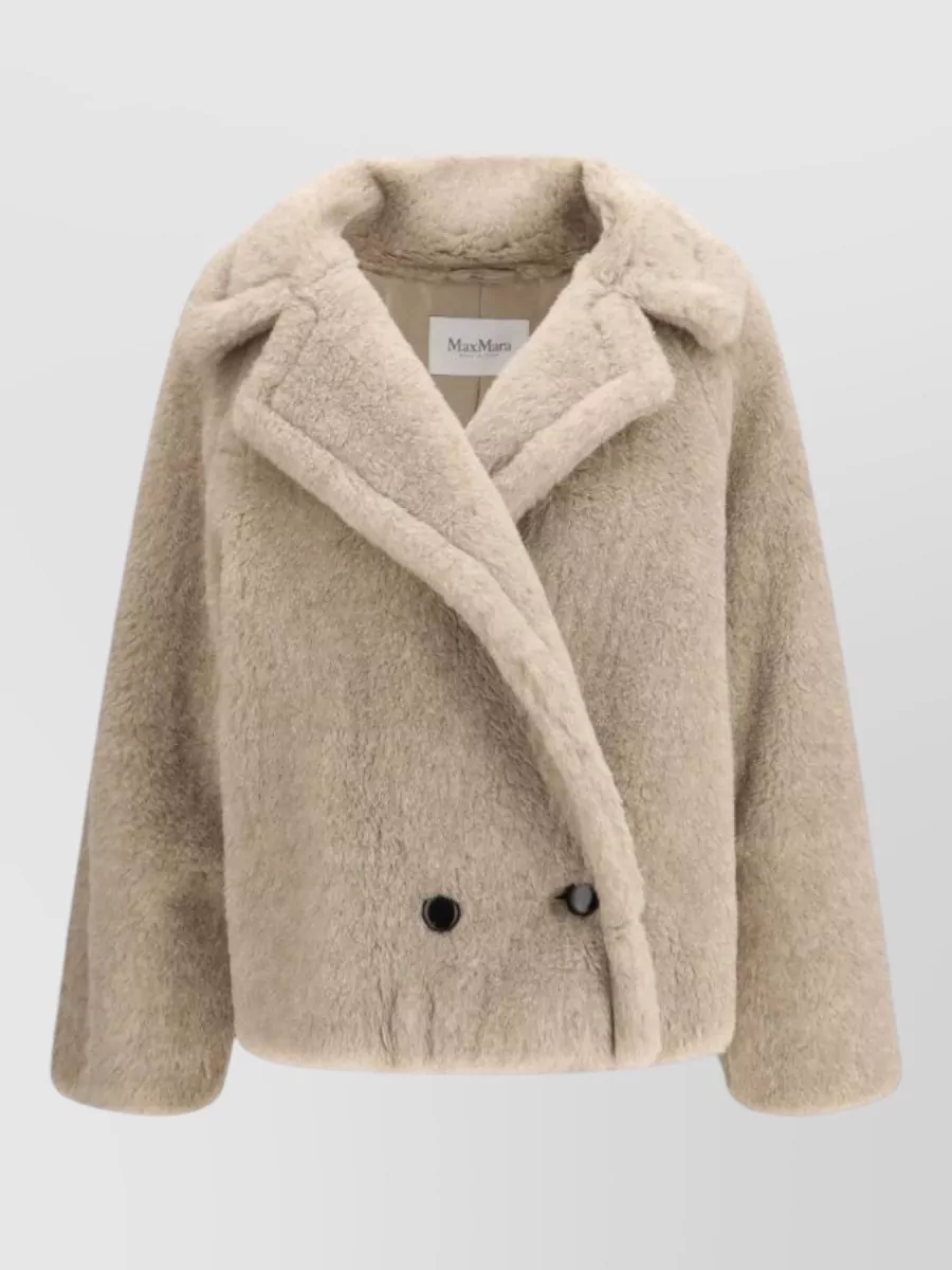 Max Mara cashmere faux fur coat