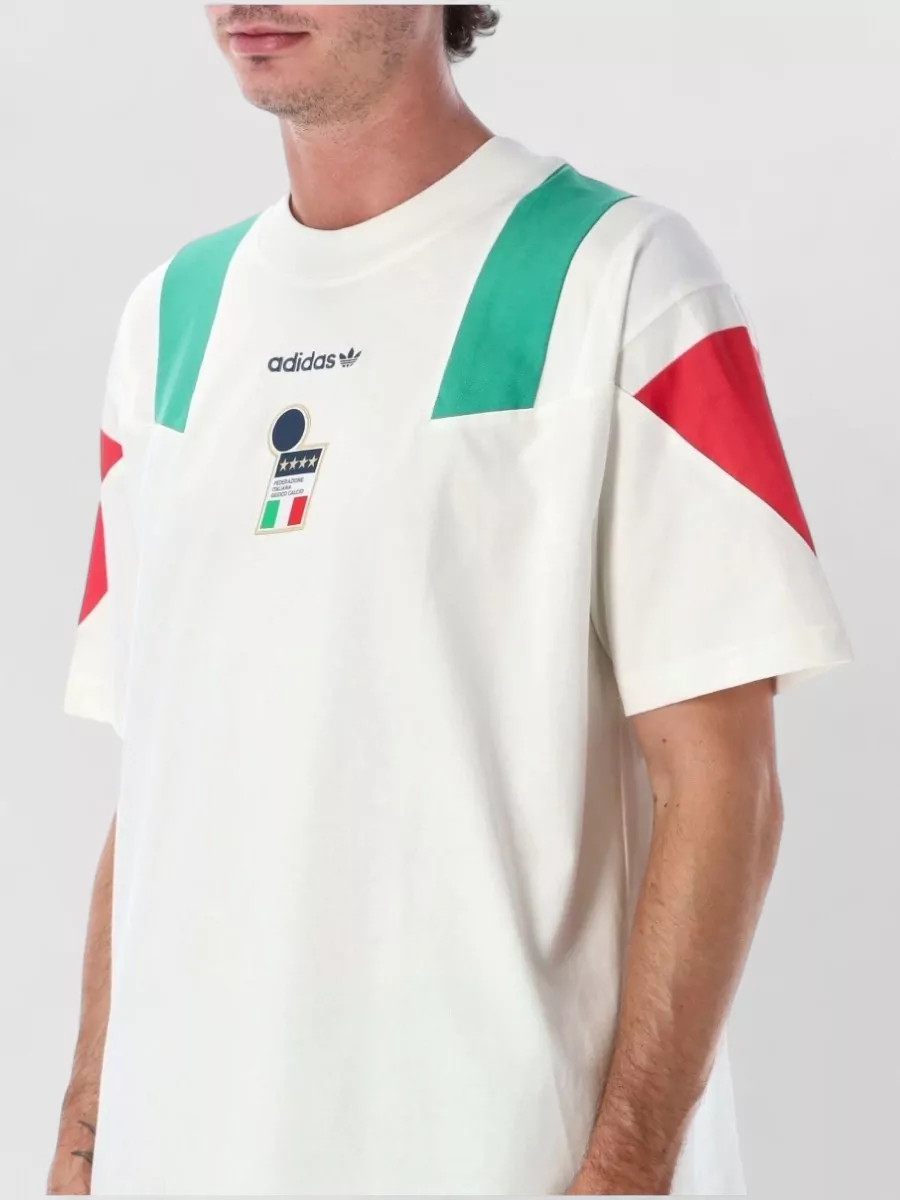 Adidas Originals Cotton Relaxed-Fit Color-Block T-Shirt