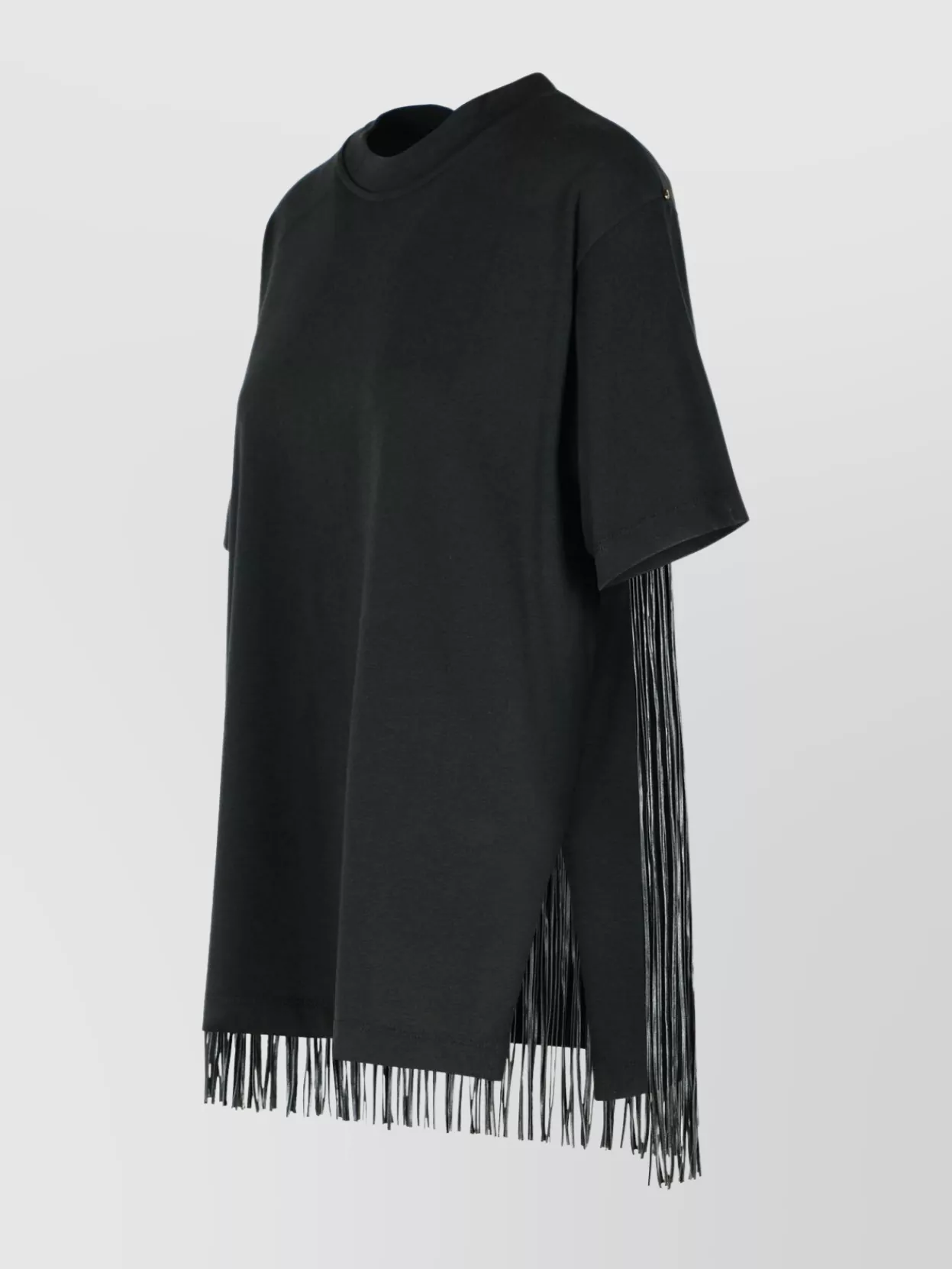 Sportmax 'Crew Neck Fringe Detailing Short Sleeves'