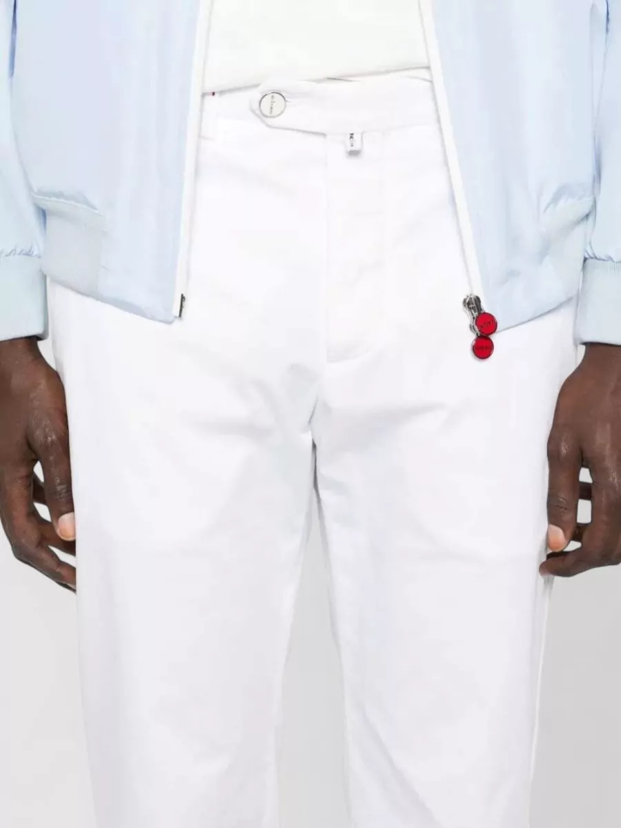 Kiton Tailored Trousers Belt Loops Side And Back Pockets