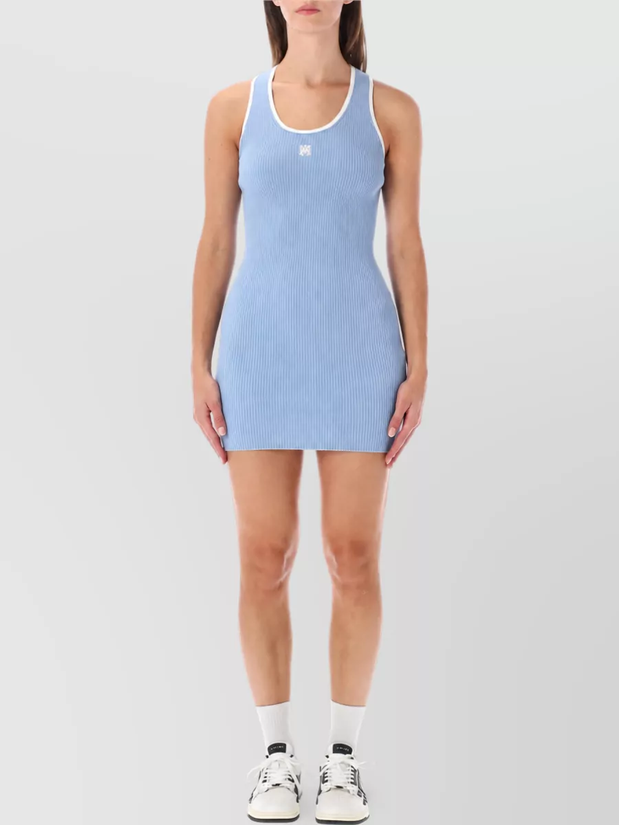 Amiri ribbed mini dress