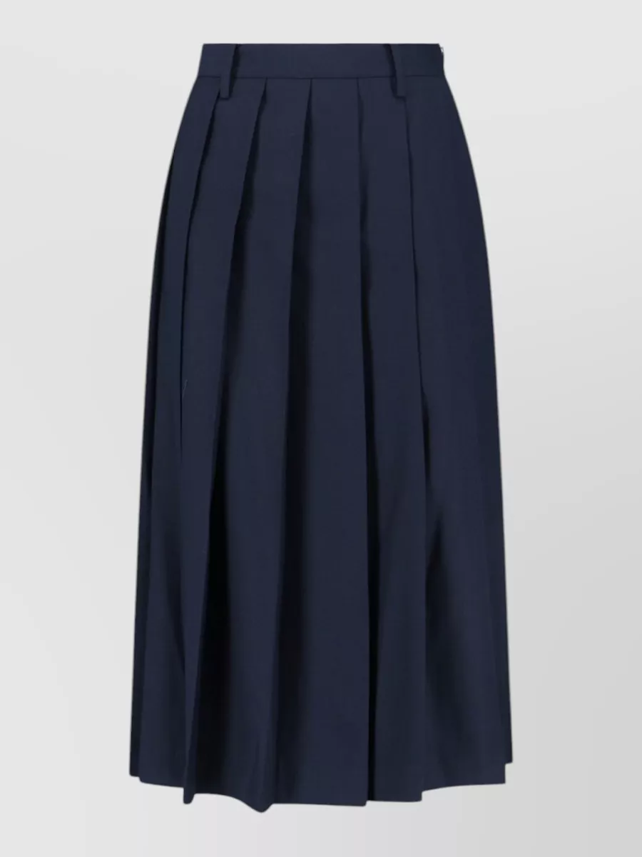 Dunst Midi Pleated Skirt