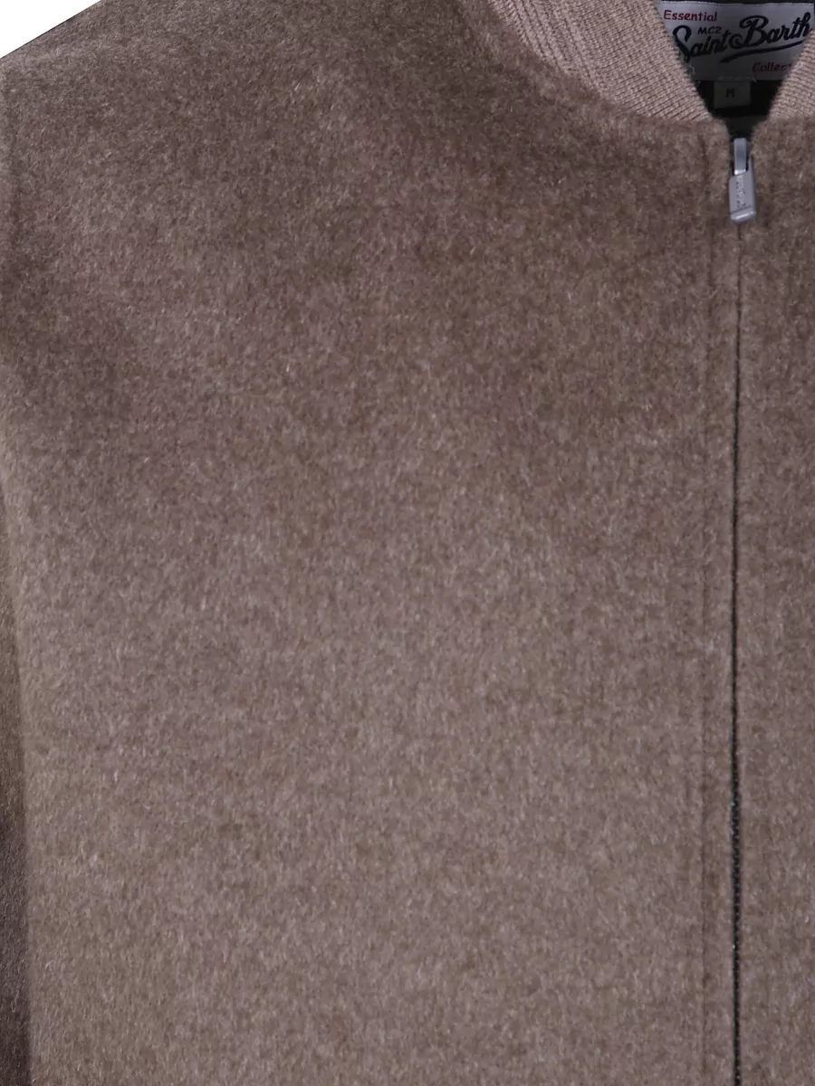 Mc2 Saint Barth Wool Single-Breasted Coat