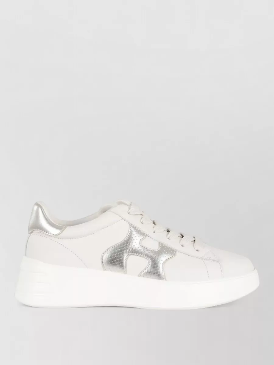 Hogan Lace Up Shoes Platform Sole Round Toe