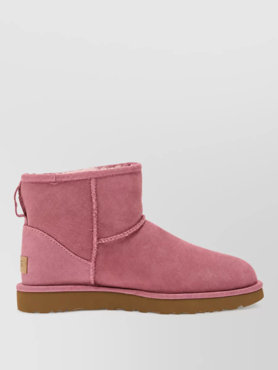 Ugg Shearling Suede Ankle Boots