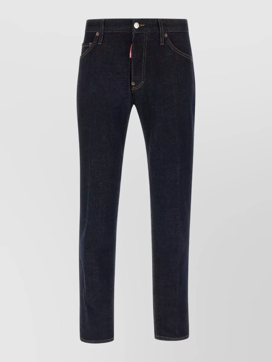 Dsquared2 Denim low-rise straight-leg jeans