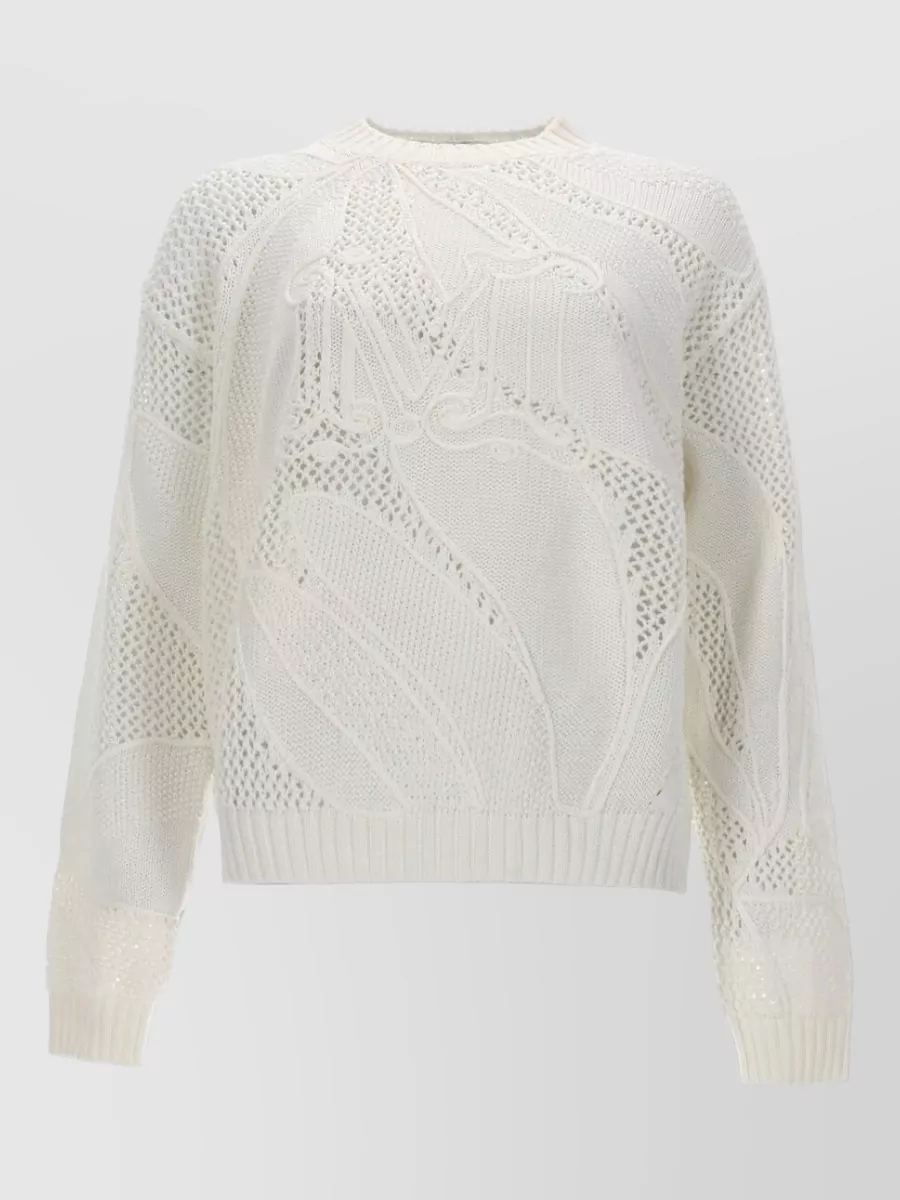 Max Mara embroidered cotton sweatshirt