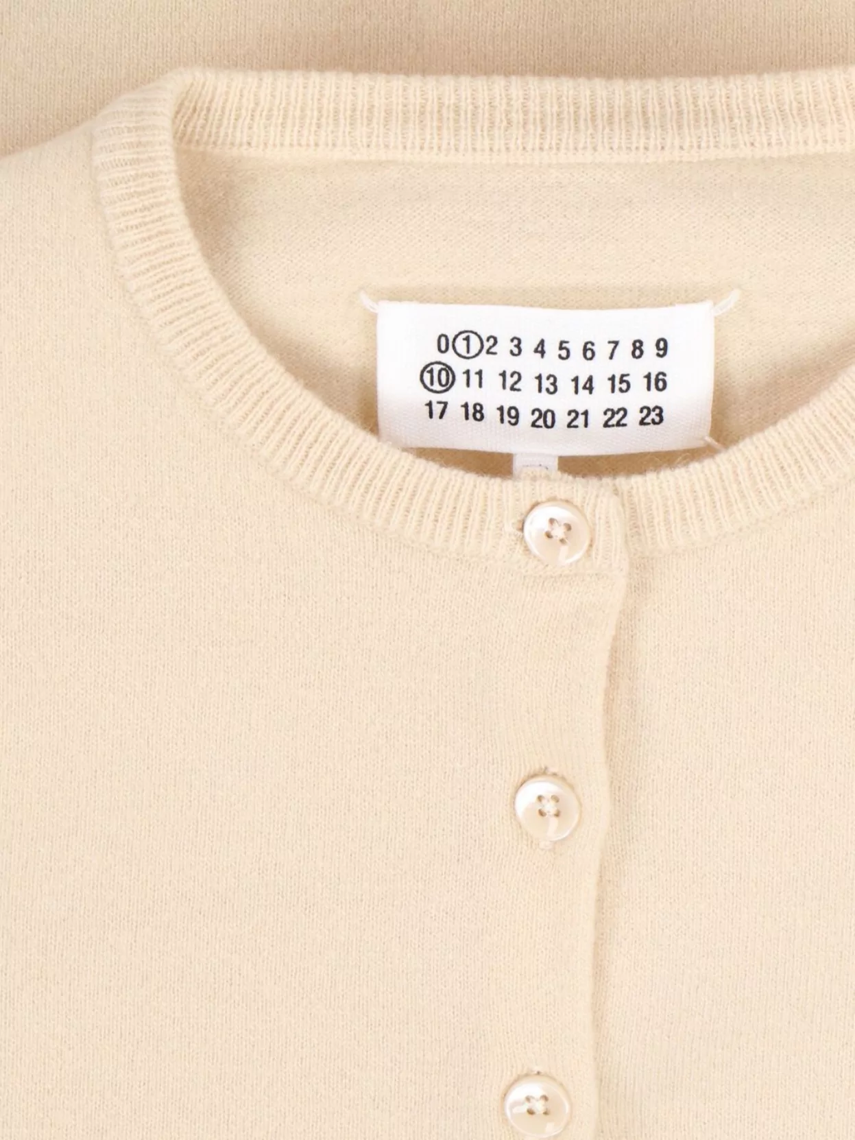Maison Margiela Knitwear Crewneck Ribbed Long Sleeves