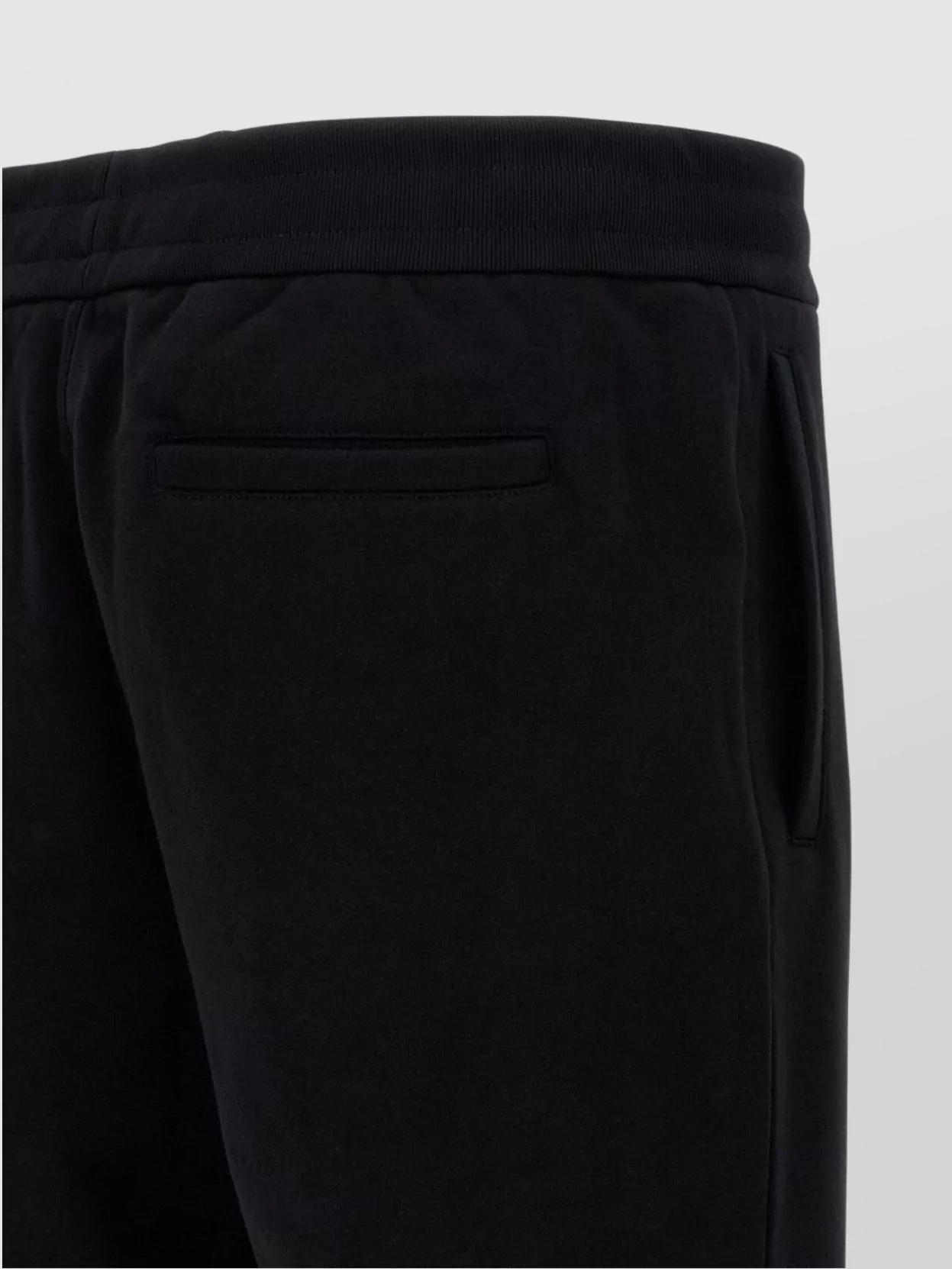 Versace Elastic Waistband Joggers With Ribbed Cuffs