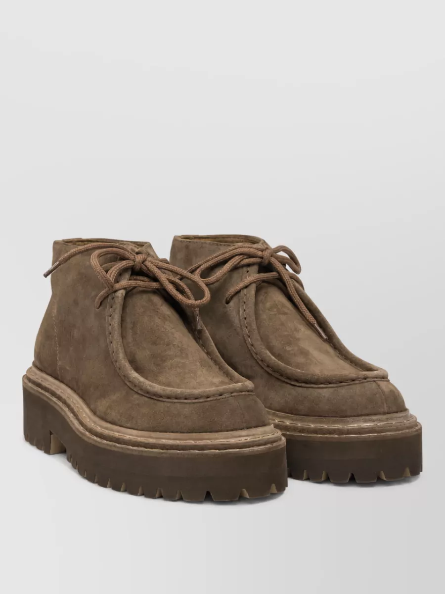 Officine Creative suede leather ankle boots