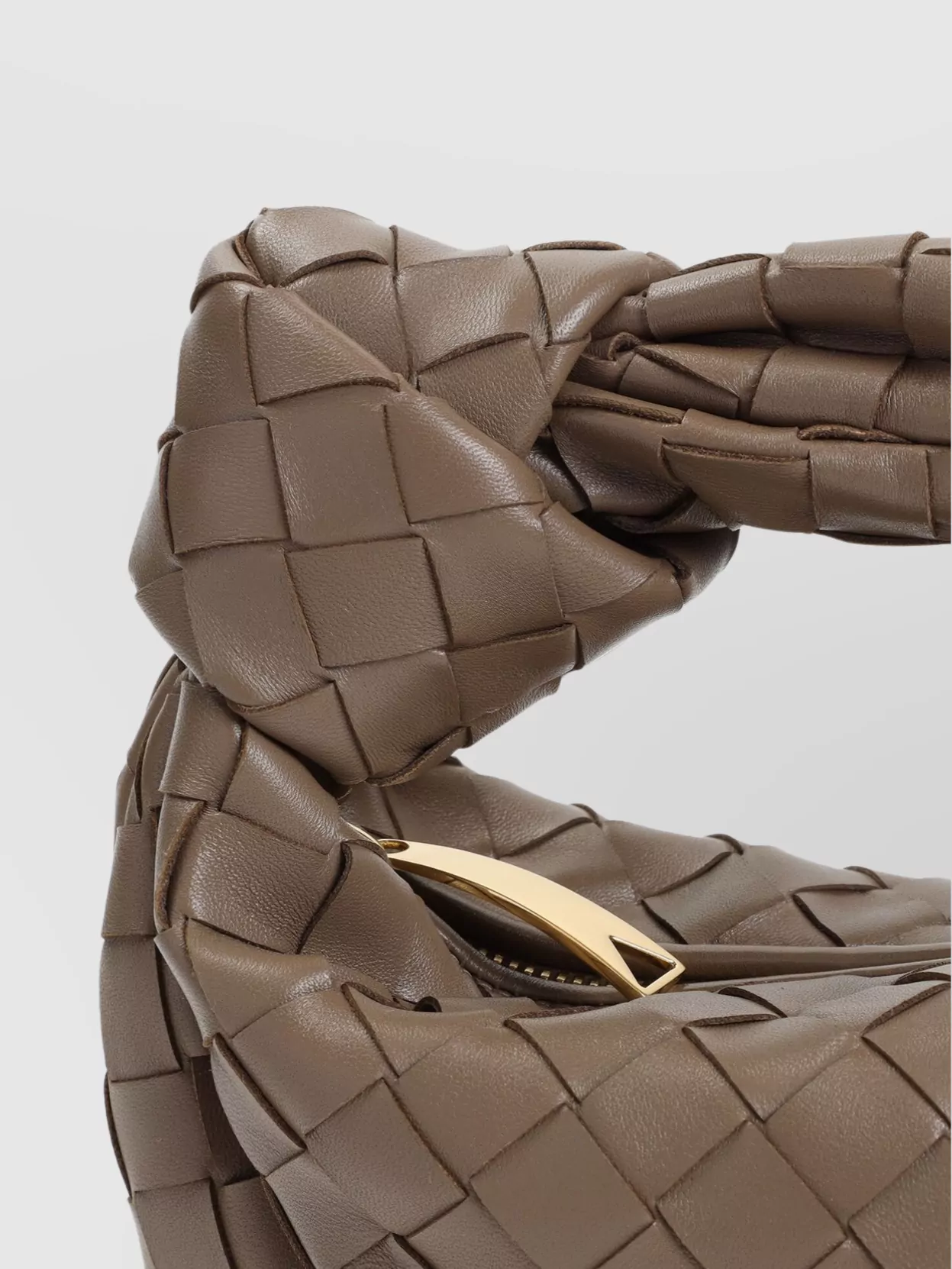Bottega Veneta Mini Jodie Pinecone Gold Intrecciato Leather